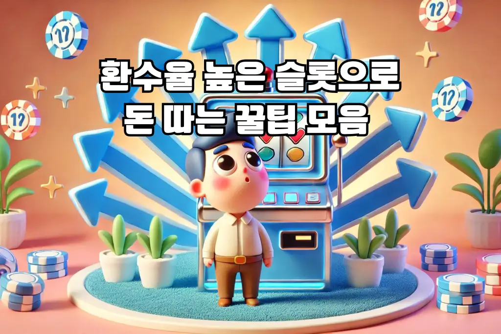 환수율 높은 슬롯 돈 따는 꿀팁 모음