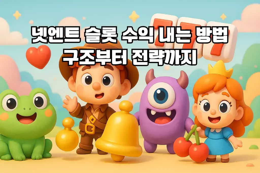 넷엔트 슬롯 수익 내는 방법 – 구조부터 전략까지