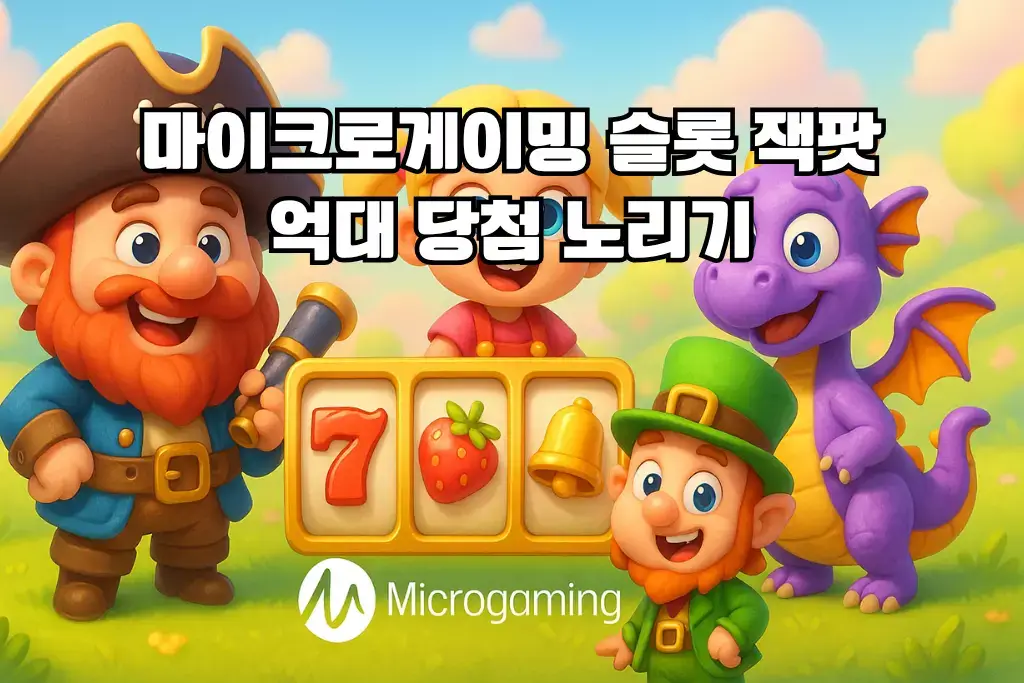 마이크로게이밍 슬롯 잭팟 억대 당첨 노리기
