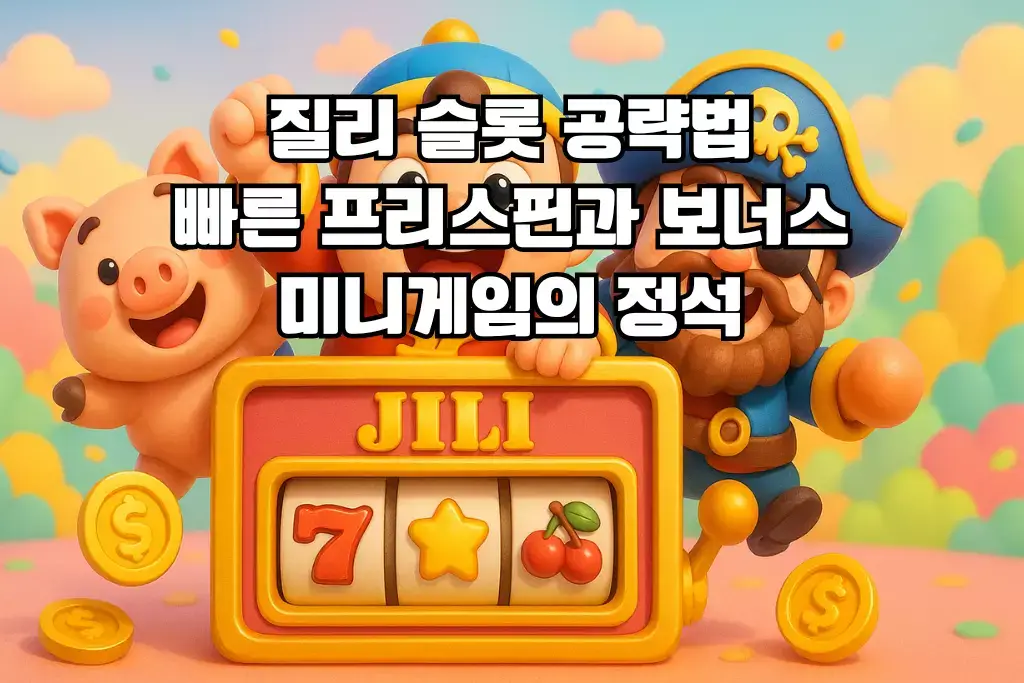 질리 슬롯 공략법 – 빠른 프리스핀과 보너스 미니게임의 정석