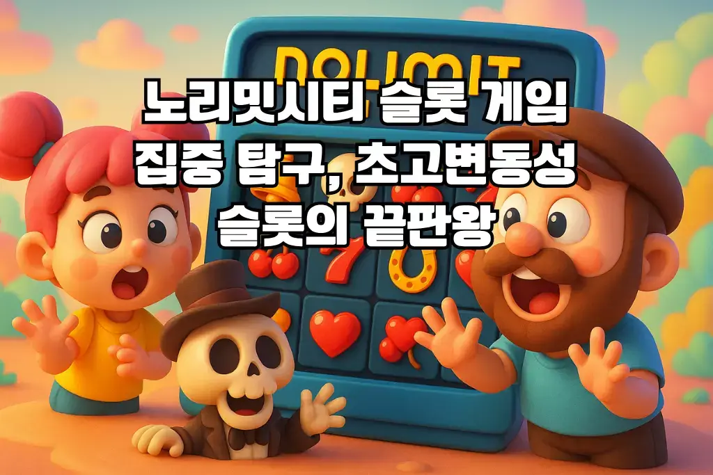 노리밋시티 슬롯 게임 집중 탐구, 초고변동성 슬롯의 끝판왕