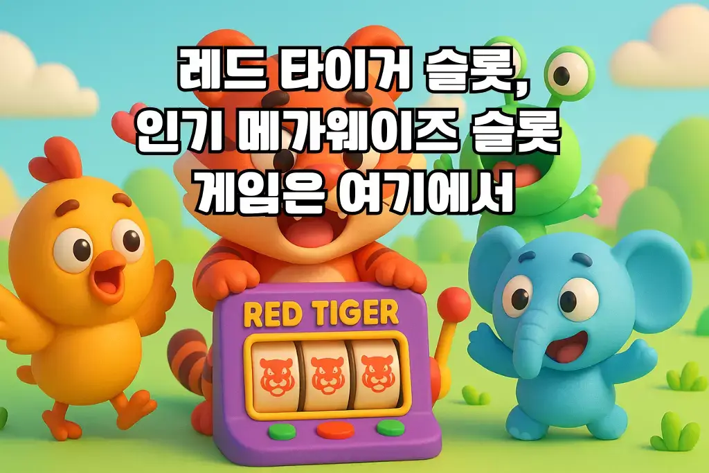 레드 타이거 슬롯, 인기 메가웨이즈 슬롯 게임은 여기에서