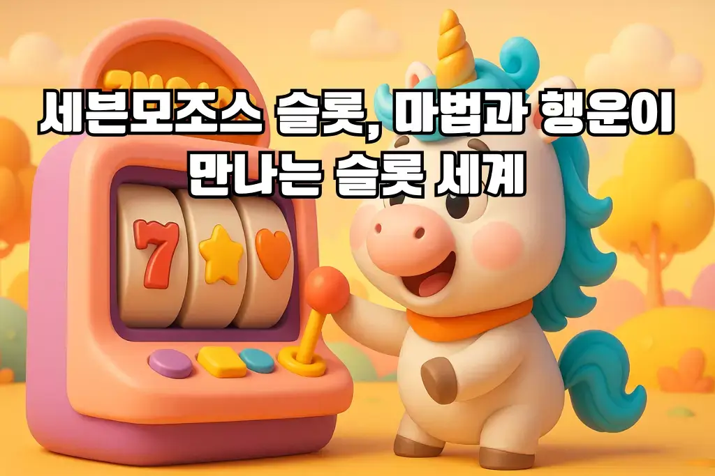 세븐모조스 슬롯, 마법과 행운이 만나는 슬롯 세계
