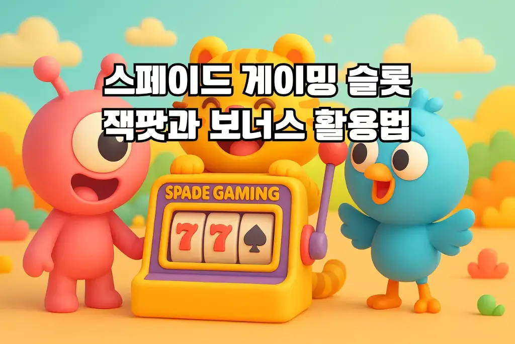 스페이드 게이밍 슬롯 잭팟과 보너스 활용법