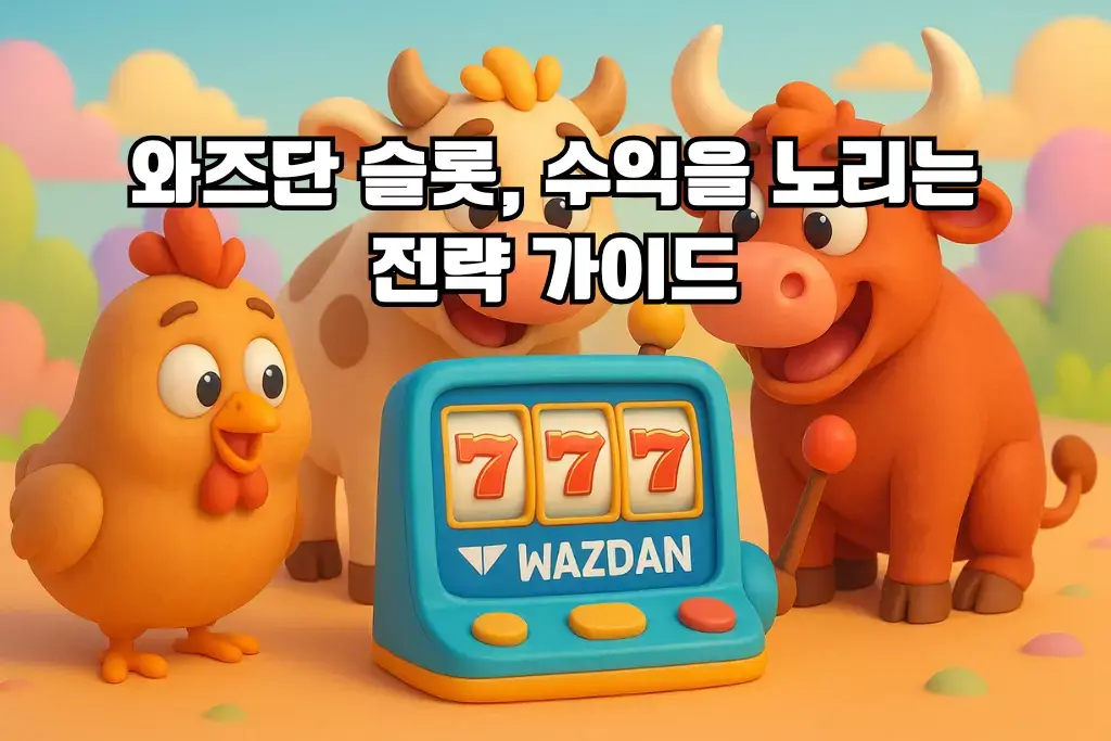 와즈단 슬롯, 수익을 노리는 전략 가이드